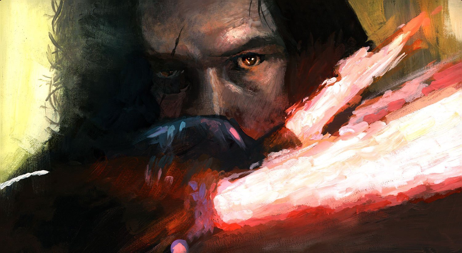 Star Wars: The Last Jedi inspired print featuring Kylo Ren - Canvas