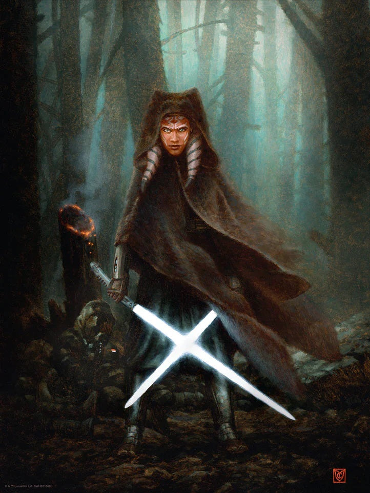 Star Wars: -inspired print featuring - Ahoska Tano