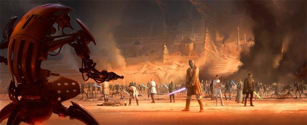 Arena Standoff by Ryan Church | Star Wars Art – Disney Art On Main