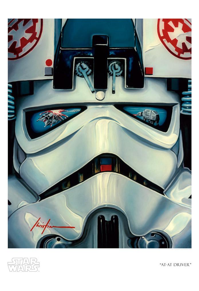 The Empire's AT-AT Pilots - Star Wars: The Empire Strikes Back interpretive artwork. - Paper