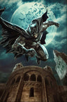  Batman, Gotham City's superhero flies down.