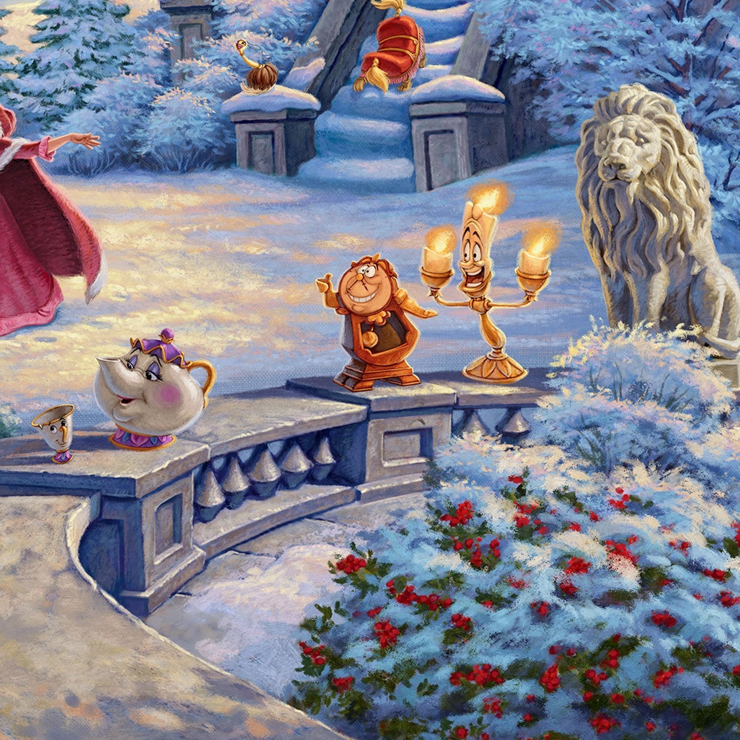 Beauty and the Beast's Winter Enchantment - Closeup 4