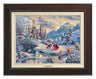 Beauty and the Beast's Winter Enchantment  - Espresso Frame