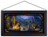 The lovable Footstool playfully dances at the feet of Belle and the Beast, all the main characters gather around to enjoy the romantic evening set at the Castle&