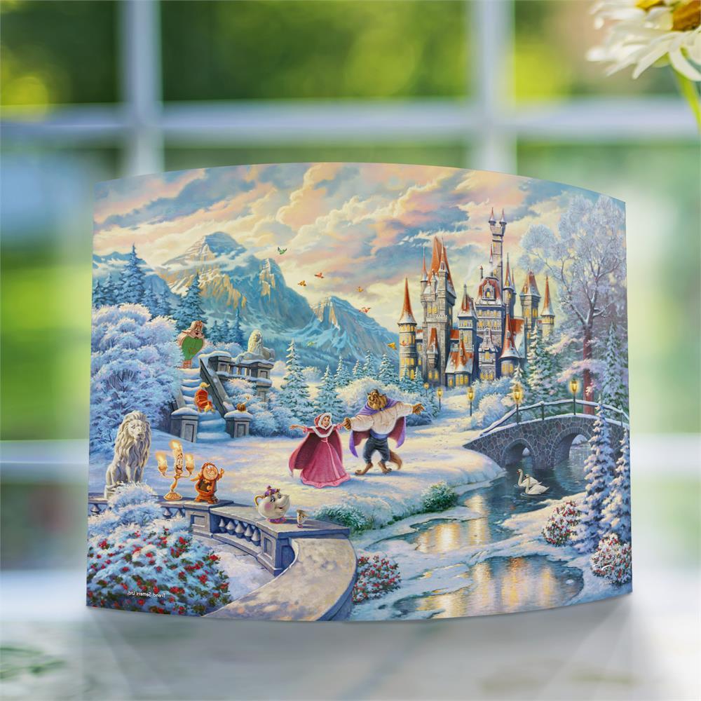 Disney - Beauty and the Beast's Winter Enchantment - Curved Print  Backview