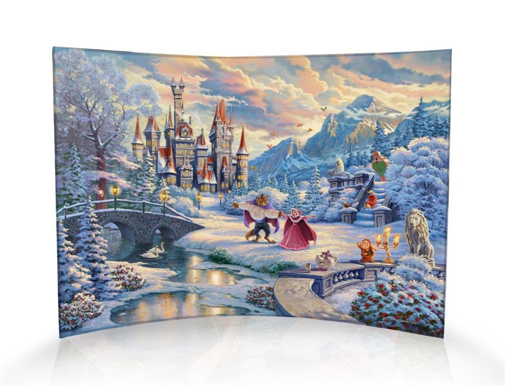 Disney - Beauty and the Beast's Winter Enchantment - Curved Prints