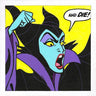 Maleficent shouts out in anger "AND DIE" as she is casting her spell, a birthday wish for Aurora