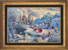 Beauty and the Beast's Winter Enchantment  - Aurora Gold Frame