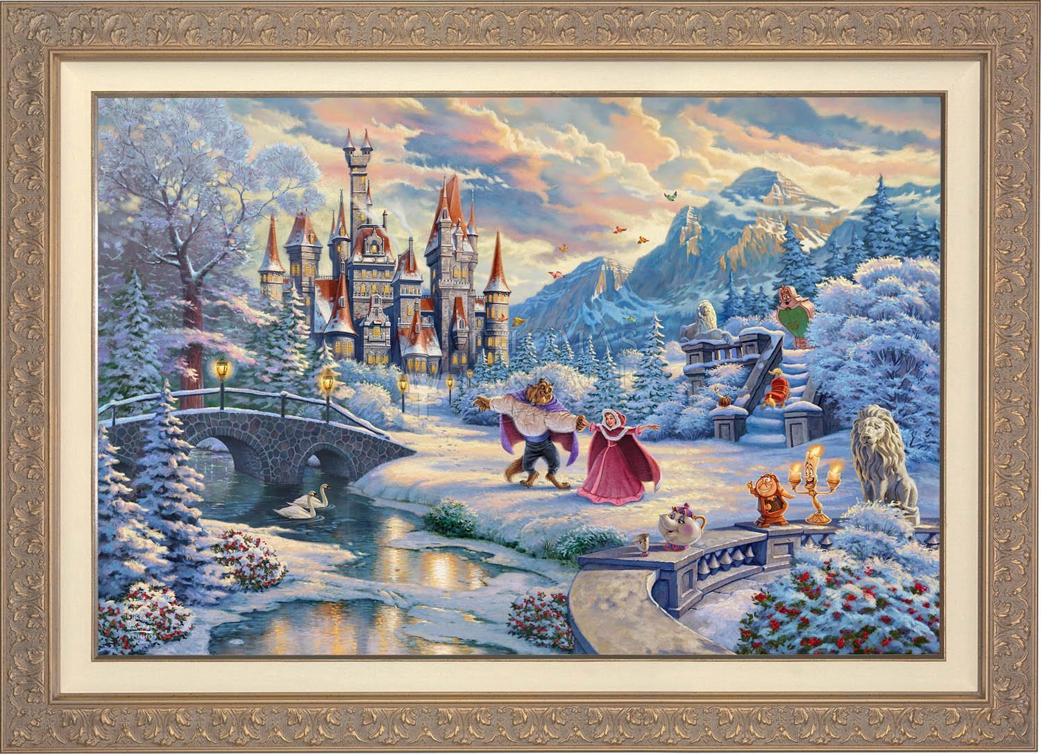  Beauty and the Beast's Winter Enchantment - Carrisa Frame