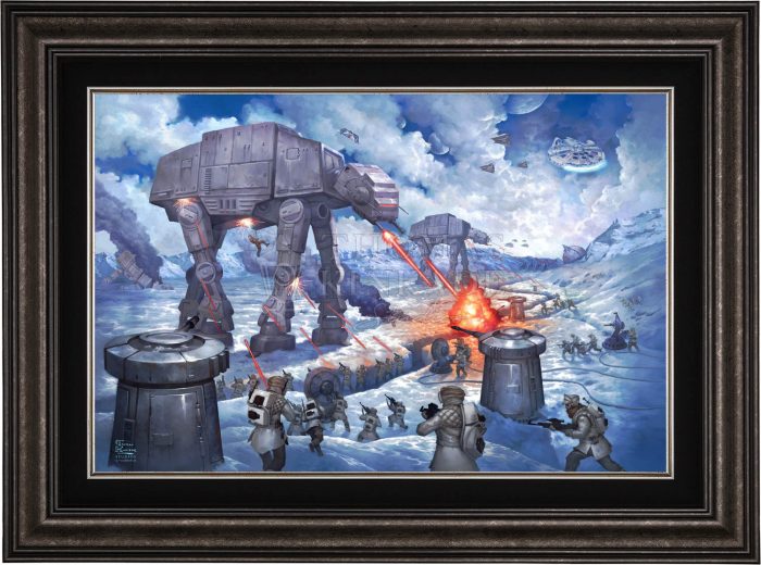 On the ice planet of Hoth™, the Rebel Squadrons battle the Imperial AT-STs™ and massive AT-ATs™- Dark Pewter