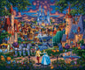 Cinderella's evening of celebration, surrounded by all the details of the story's fairy tale