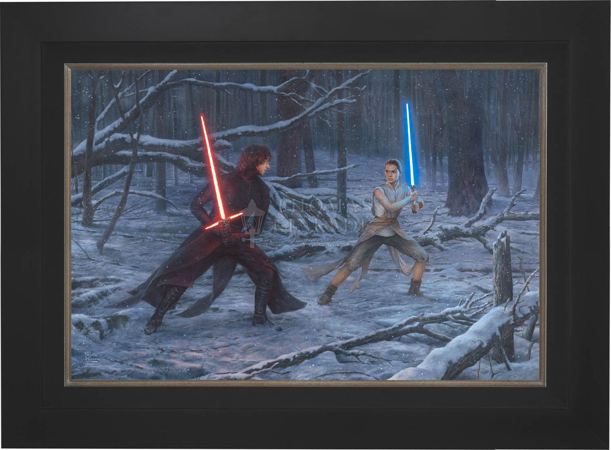The Duel: Rey vs. Ren by Art Brand Studios | Star Wars Art – Disney Art ...