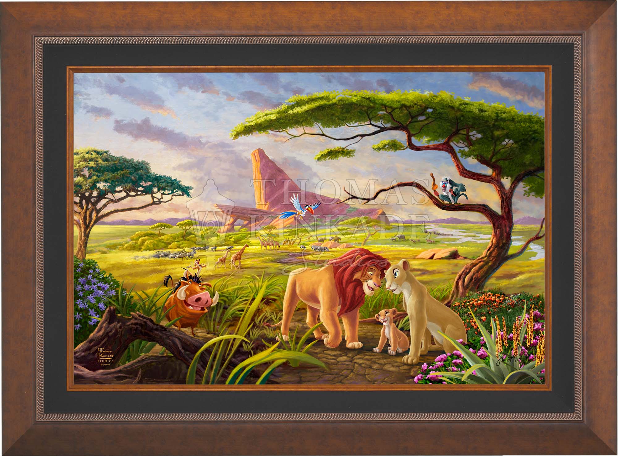 The Lion King Remember Who You Are - Limited Edition Canvas By Thomas ...