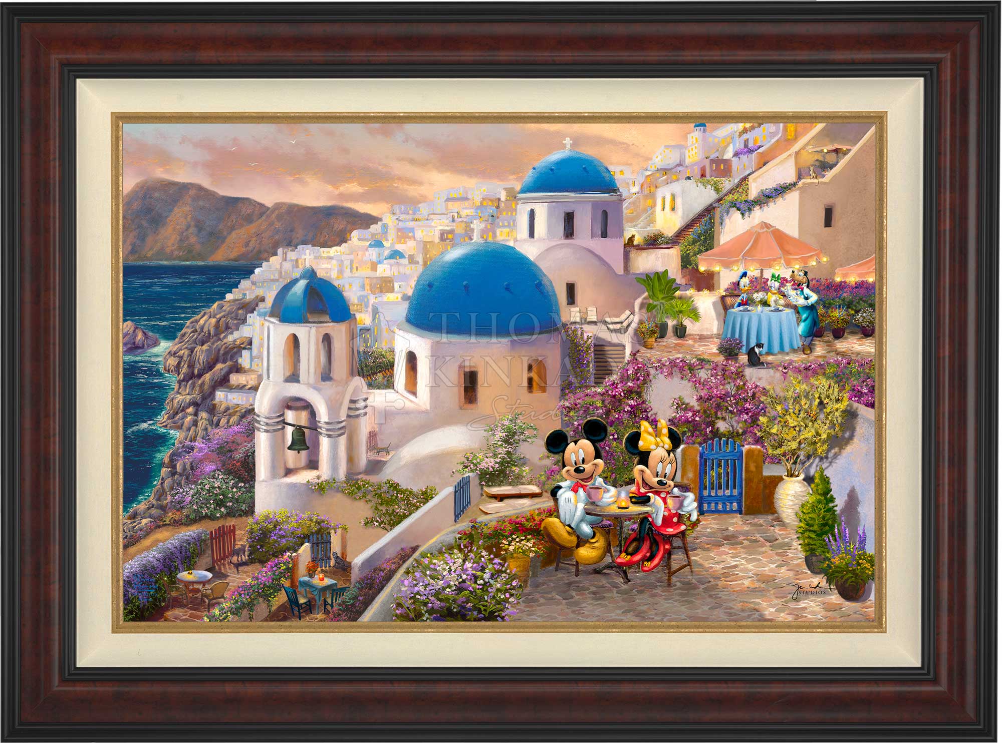 Mickey and Minnie in Greece - Burl Frame