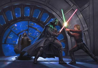 The duel between Darth Vader and Luke Skywalker&amp;nbsp;Is this the final encounter for father and son?