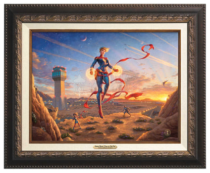 Captain Marvel - Classic Aged Bronze Frame