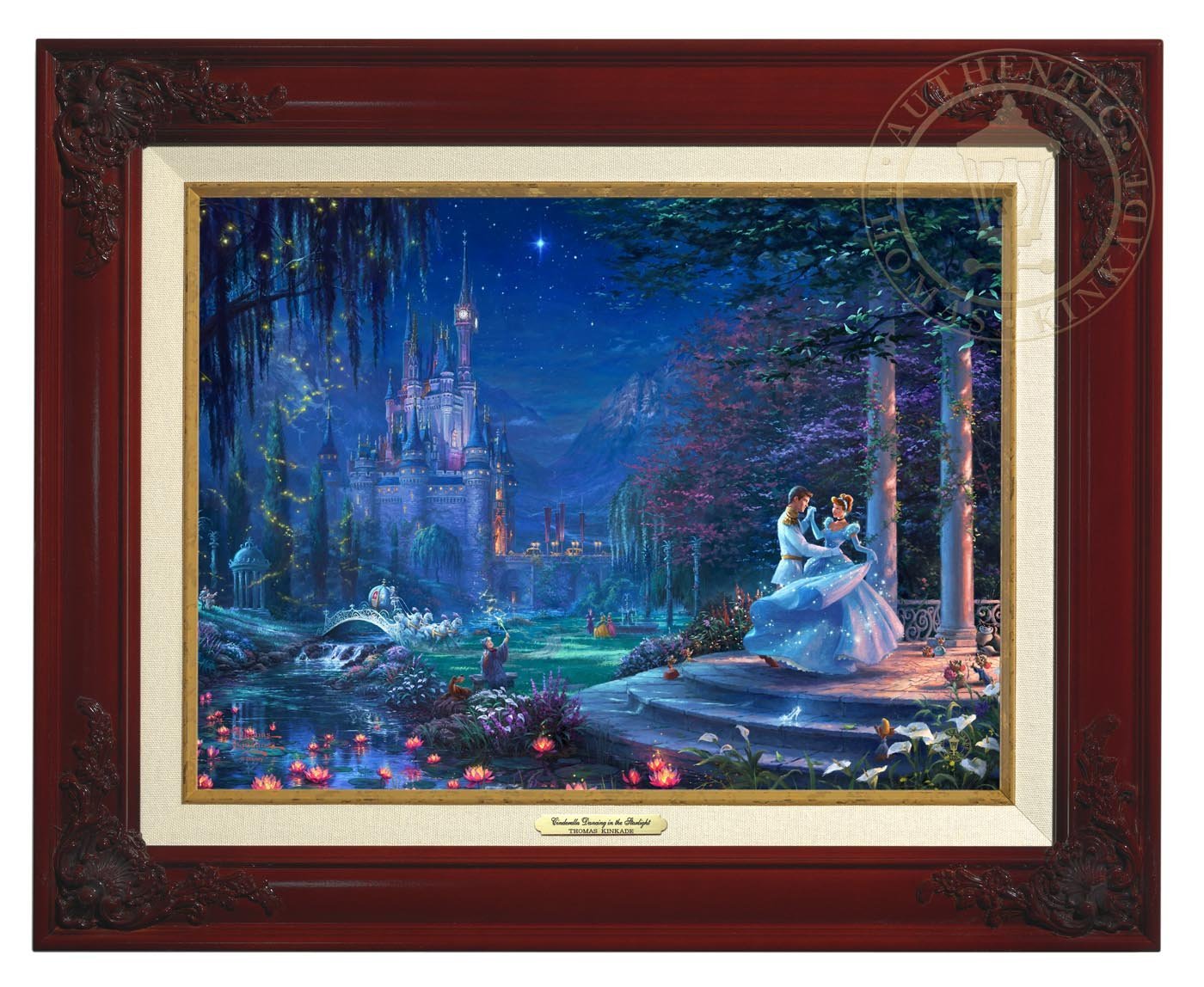 Cinderella Dancing in the Starlight - Cinderella's dreams have come true under the starlight Cinderella is dancing with her prince  - Brandy Frame