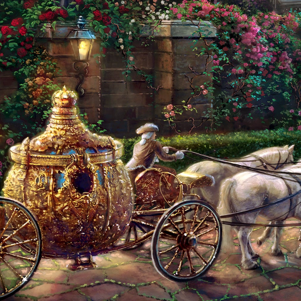 Cinderella's carriage - Closeup