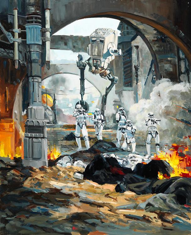 Territorial Battles; Imperial Strom Troopers and the AT-AT Walkers are out on the hunt.
