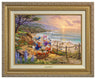 Donald and Daisy - A Duck Day Afternoon - Antique Gold Frame