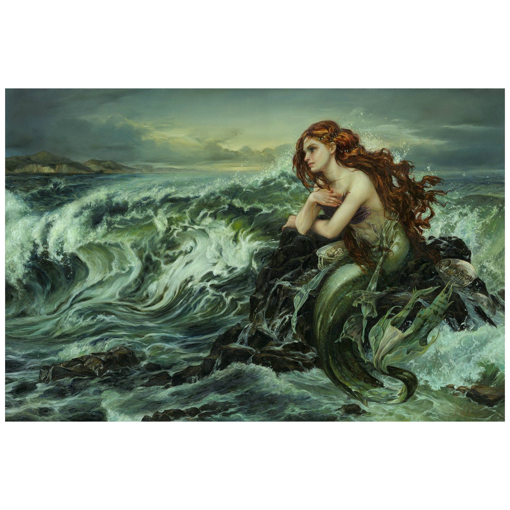 Ariel - in a realistic portrait - of our beloved Little Mermaid, Ariel.