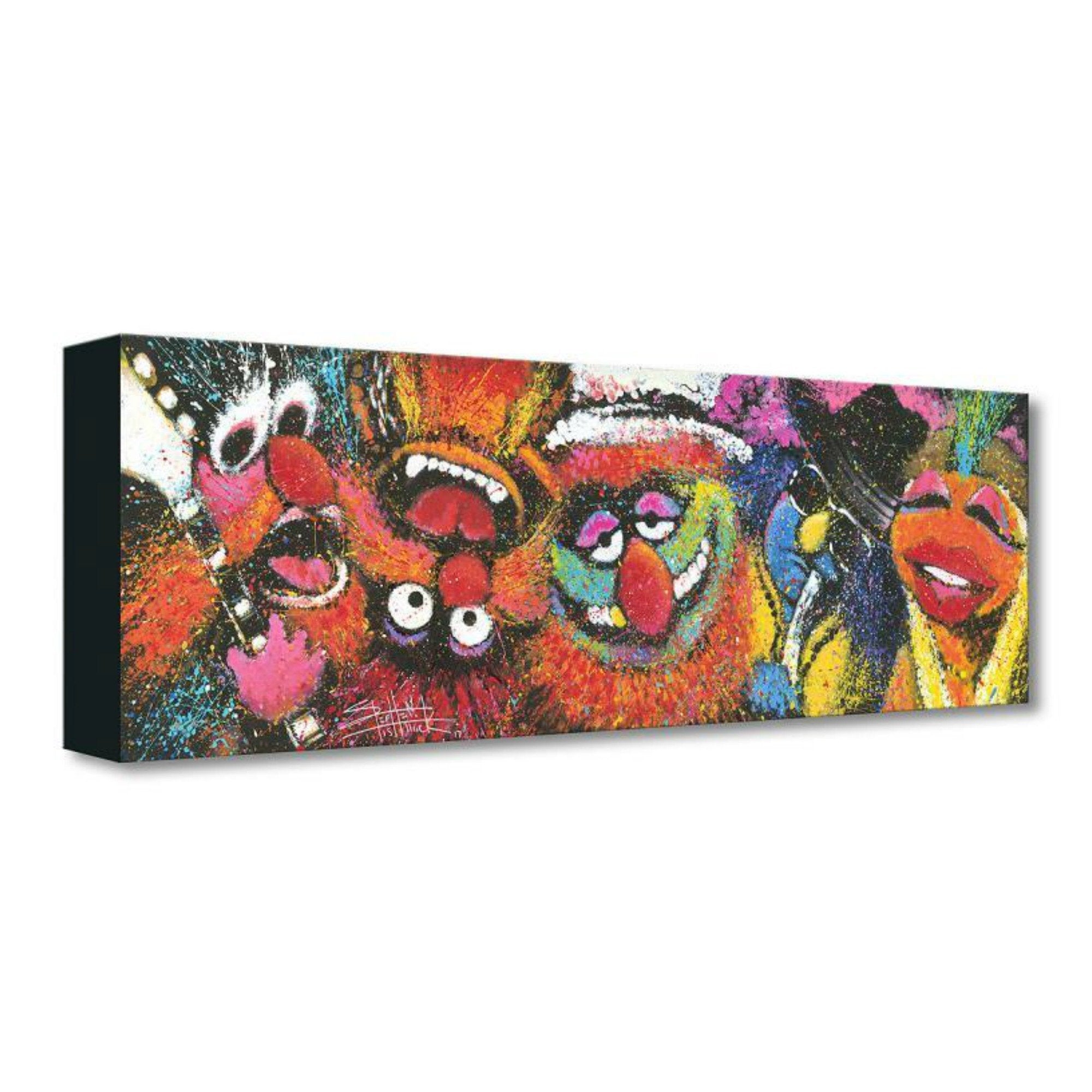 Electric Mayhem by Stephen Fishwick.  The Muppet Show -  five principal members of The Electric Mayhem -  Dr. Teeth, Janice, Animal, Floyd Pepper and Zoot.