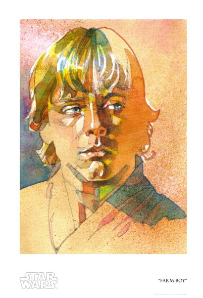 Farm Boy by Mark McHaley Star Wars Art – Disney Art On Main Street