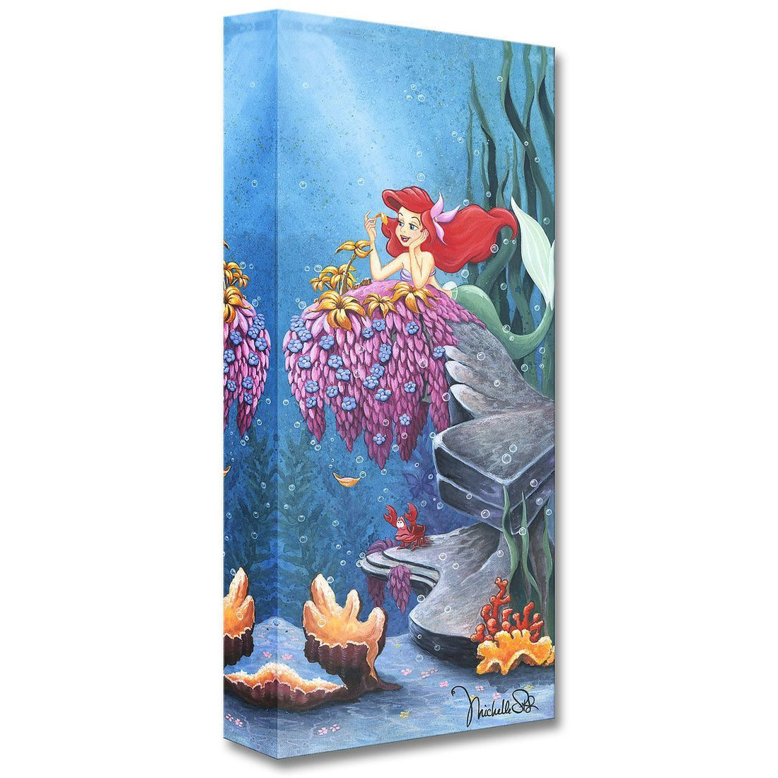 Ariel is in love. She plucks petals from the plant to find out the true feelings of Prince Eric