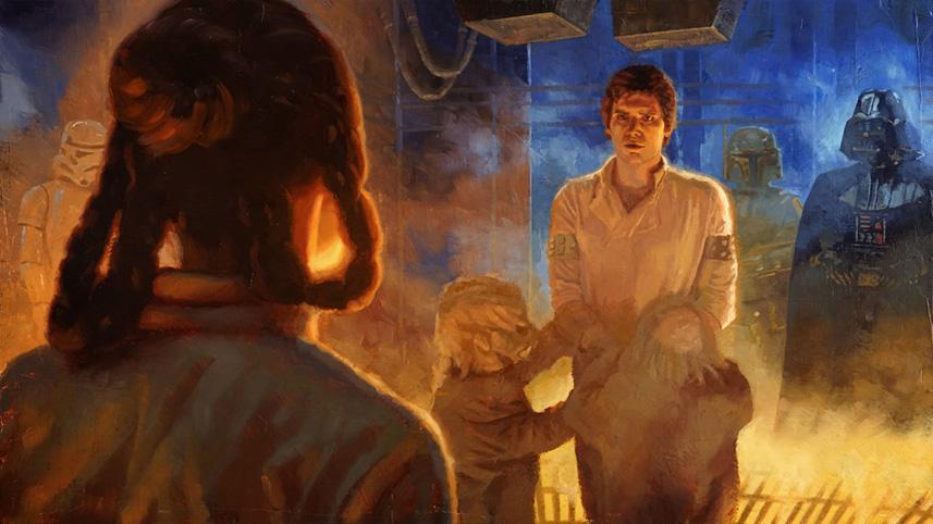 Star Wars Day 2023 Han Solo Posing With Gun Colorfull Art Unisex T-Shirt -  Mugteeco