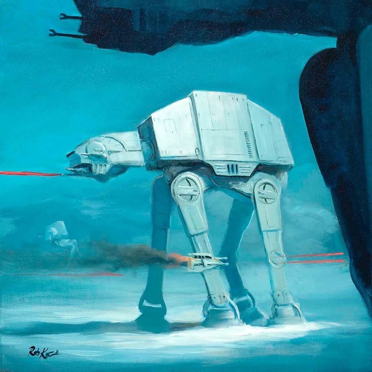 The AT-AT''s are the Imperial ground force standing over 65' tall with blast-impervious armor plating.