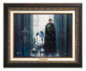 Features - Jedi™ Knight Luke Skywalker™ holding young Grogu and his faithful companion R2-D2™ - Aged Bronze - Frame