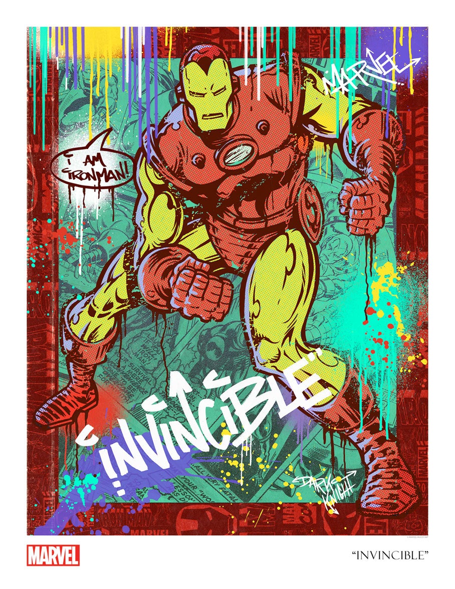 Iron-Man inspired print.  - Paper