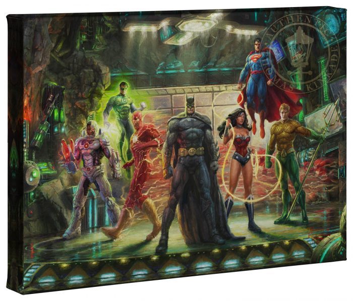The Justice League in their Legendary Secret Sanctuary