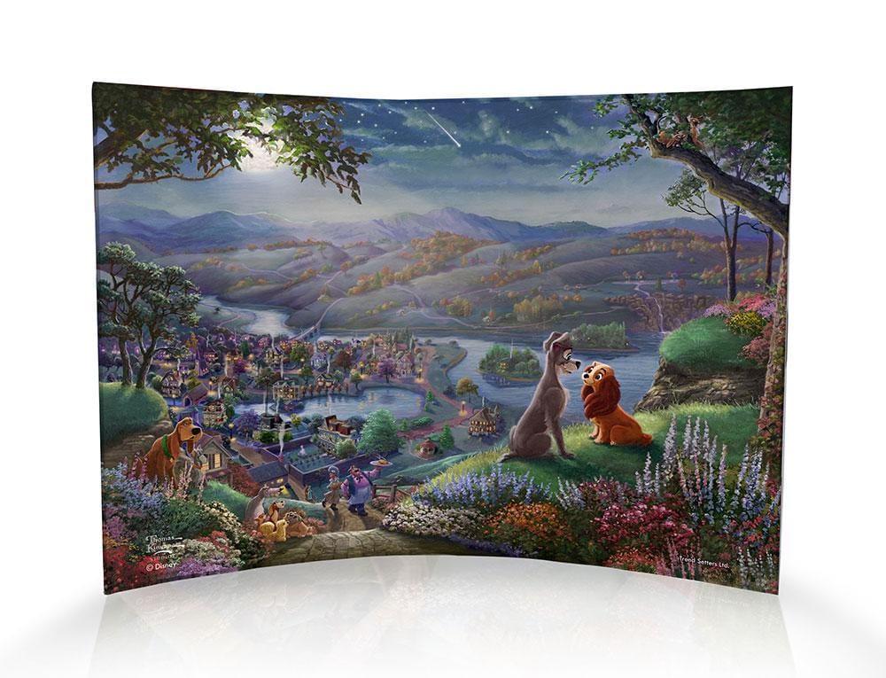Disney Lady and the Tramp Falling in Love - By Starfire Prints.