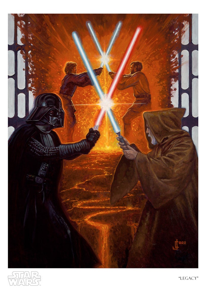 Legacy by Jaime Carrillo The legacy continues between Darth Vader (Anakin Skywalker) and Obi-Wan Kenobi. - Paper