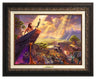 Rafiki proudly symbolizes what awaits when destiny iwith the birth of the kingdom's future king Simba - Aged Bronze Frame.