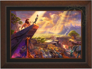 The Lion King | Limited Edition Canvas By Thomas Kinkade – Disney Art ...