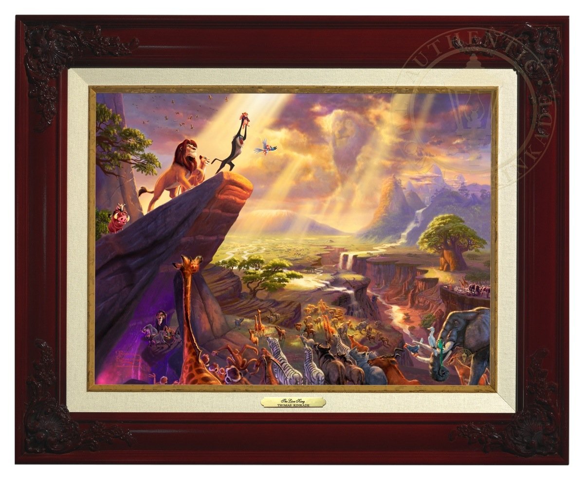 Rafiki proudly symbolizes what awaits when destiny iwith the birth of the kingdom's future king Simba - Brandy Frame.