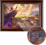 Simba’s heir is exalted by Rafiki and proudly symbolizes what awaits when destiny is embraced, challenges faced, and one summons the courage to stand in the spotlight of providence. - Rustic Burl - Frame