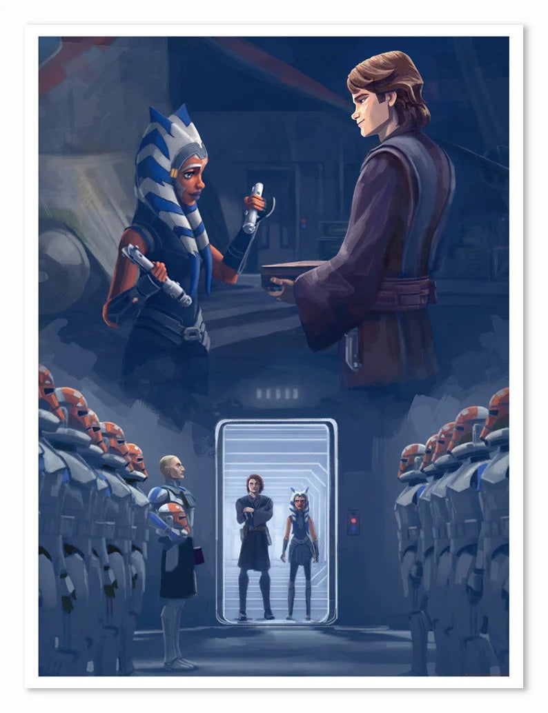 Star Wars: The Clone Wars inspired print features Ahoska Tano