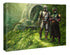 Features the legendary bounty hunters Boba Fett™ and Din Djarin™ - Gallery Wrap Canvas