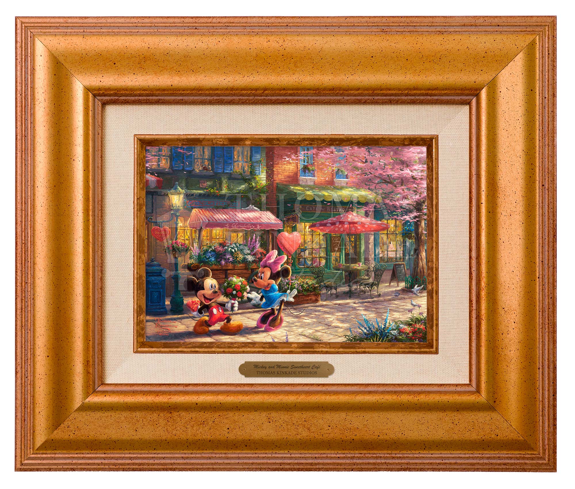 Thomas Kinkade Disney - Mickey and Minnie Campfire