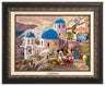 Mickey and Minnie in Greece -  Disney Canvas Classic