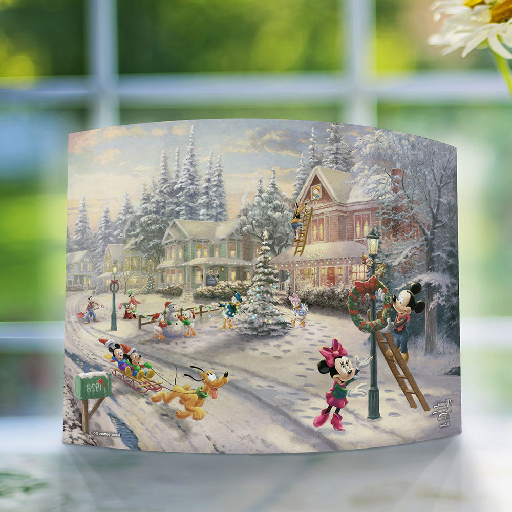 Mickey's Victorian Christmas - Curved print backside