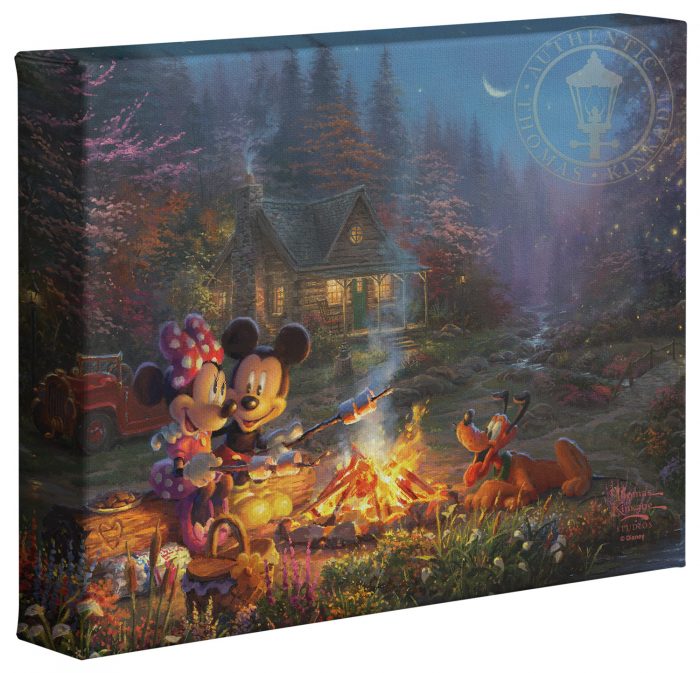 Mickey and Minnie Sweetheart Campfire - Disney Gallery Wraps By