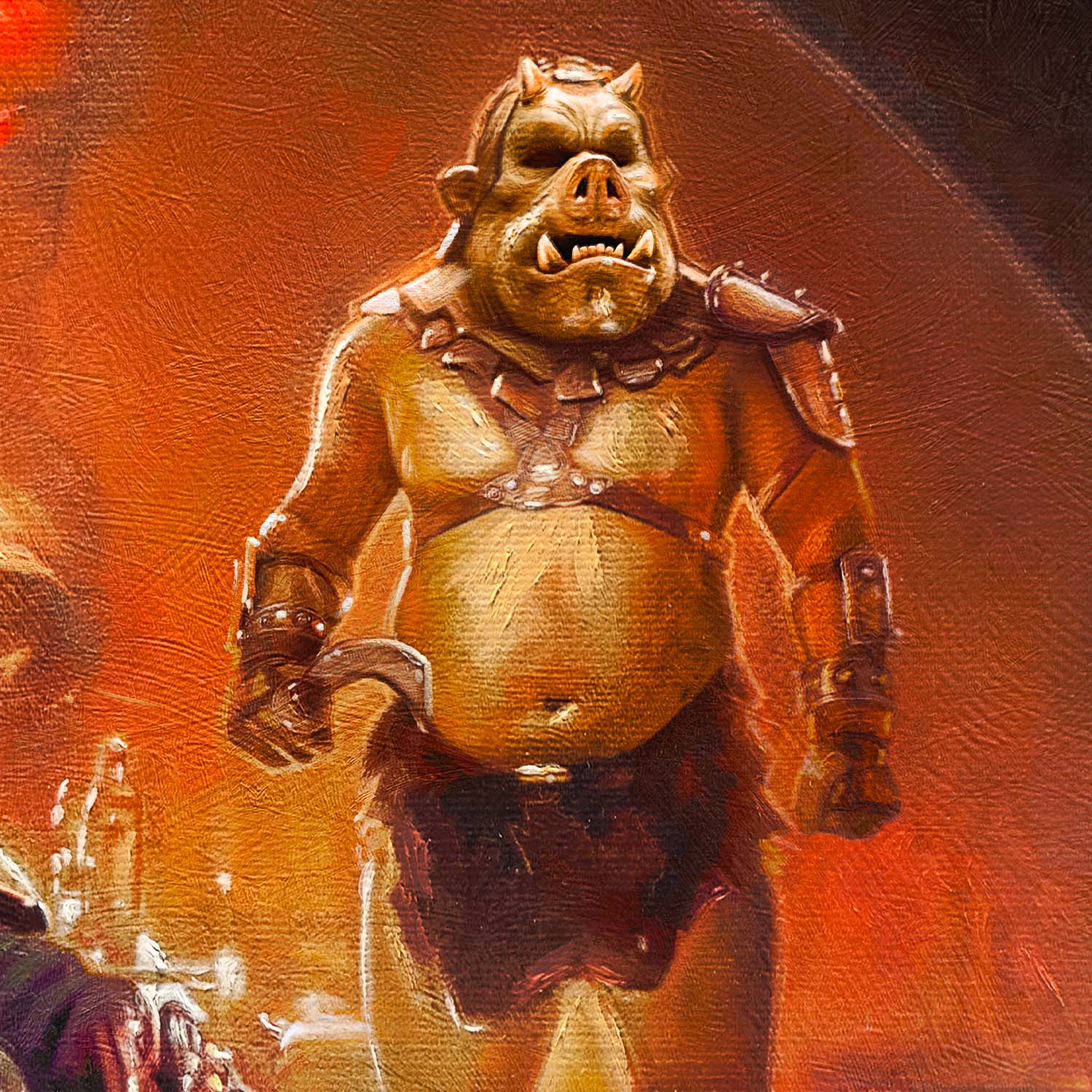 Gamorrean™ stand guard  - Closeup