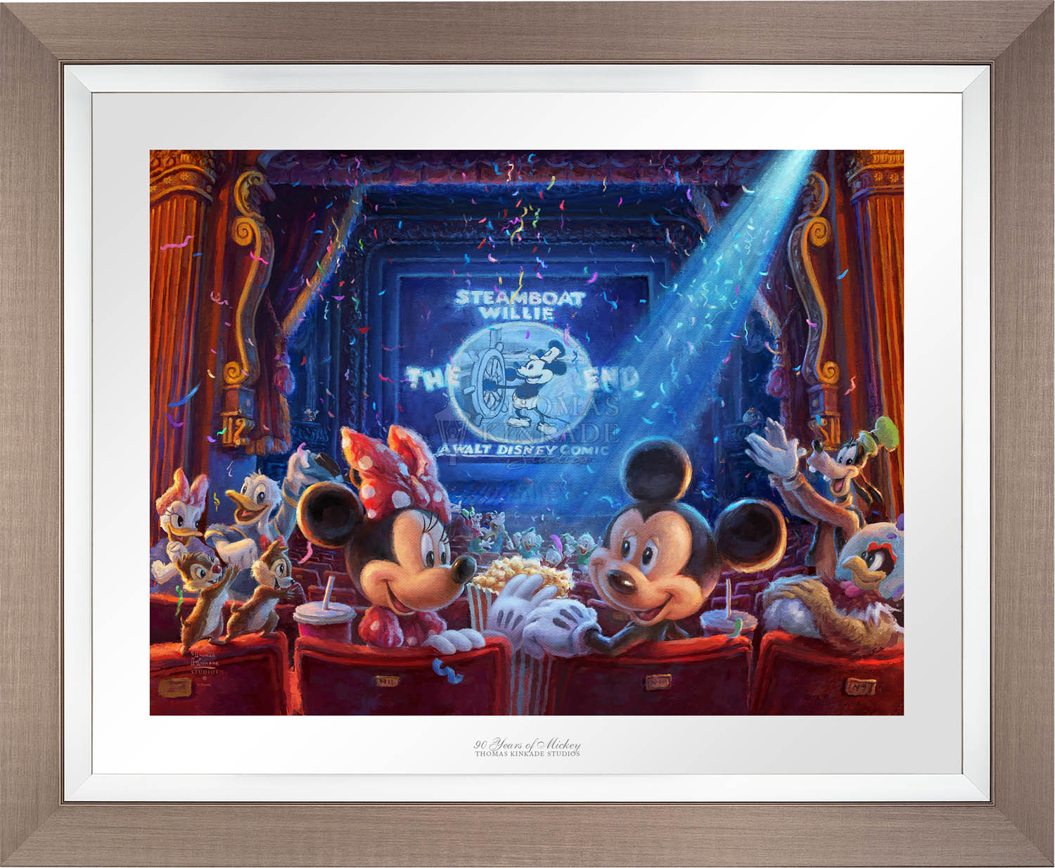 Mickey, Minnie, and friends are celebrating 90 years of memories at the movie theater - Space Gray Frame