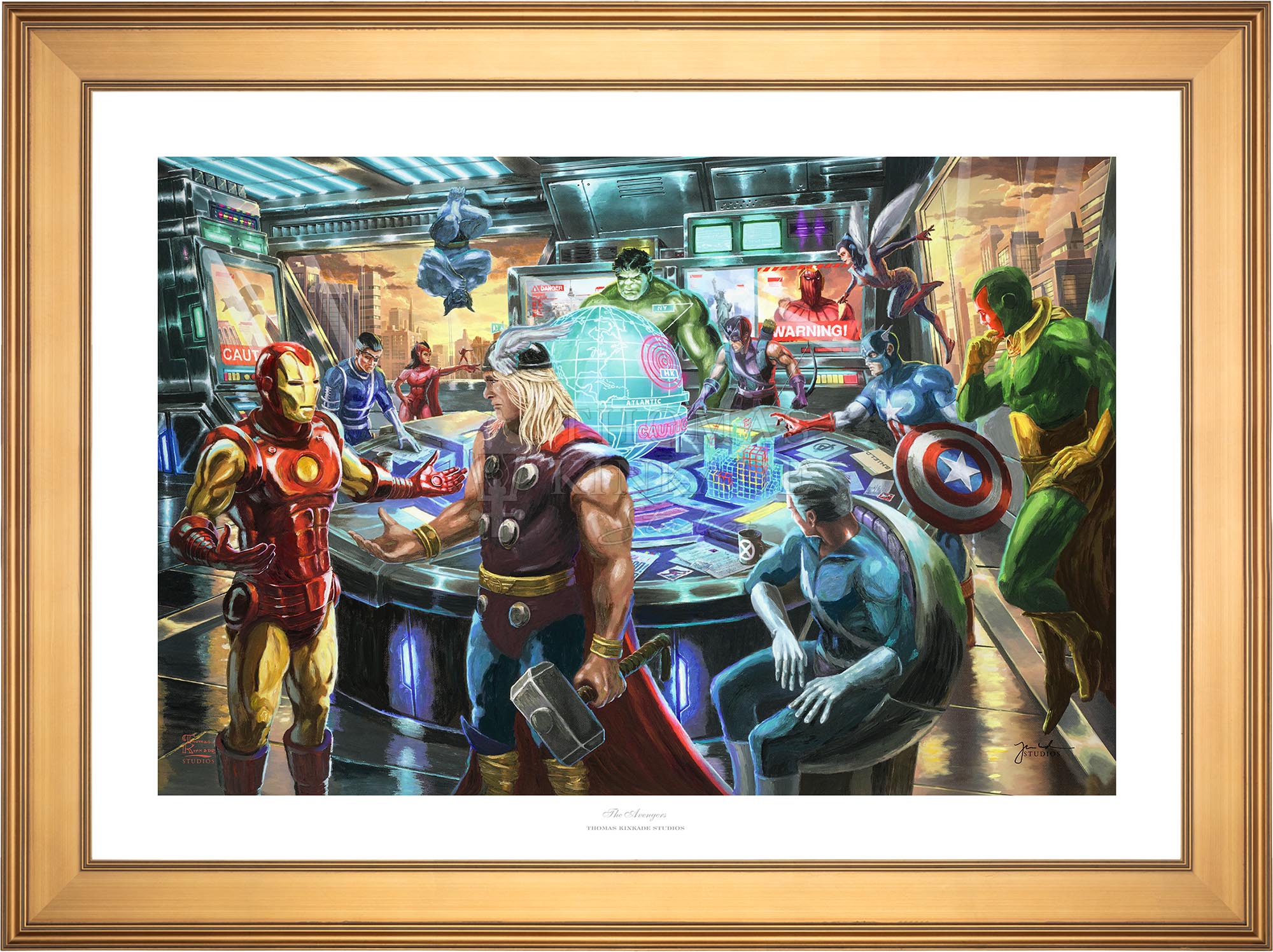 Marvel Movie Poster The Avengers Canvas Wall Art Superhero Characters HD  Print
