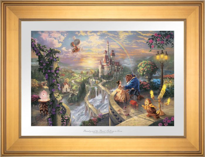 Beauty and the Beast Falling in Love - 8 x 10 Gallery Wrapped