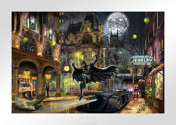 Batman Gotham City - DC Comics Limited Edition Paper By Thomas